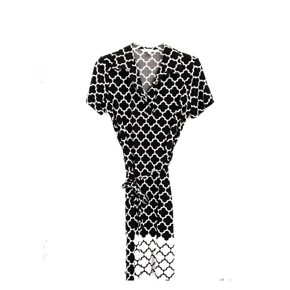 Max Studio Black & White ShirtDress